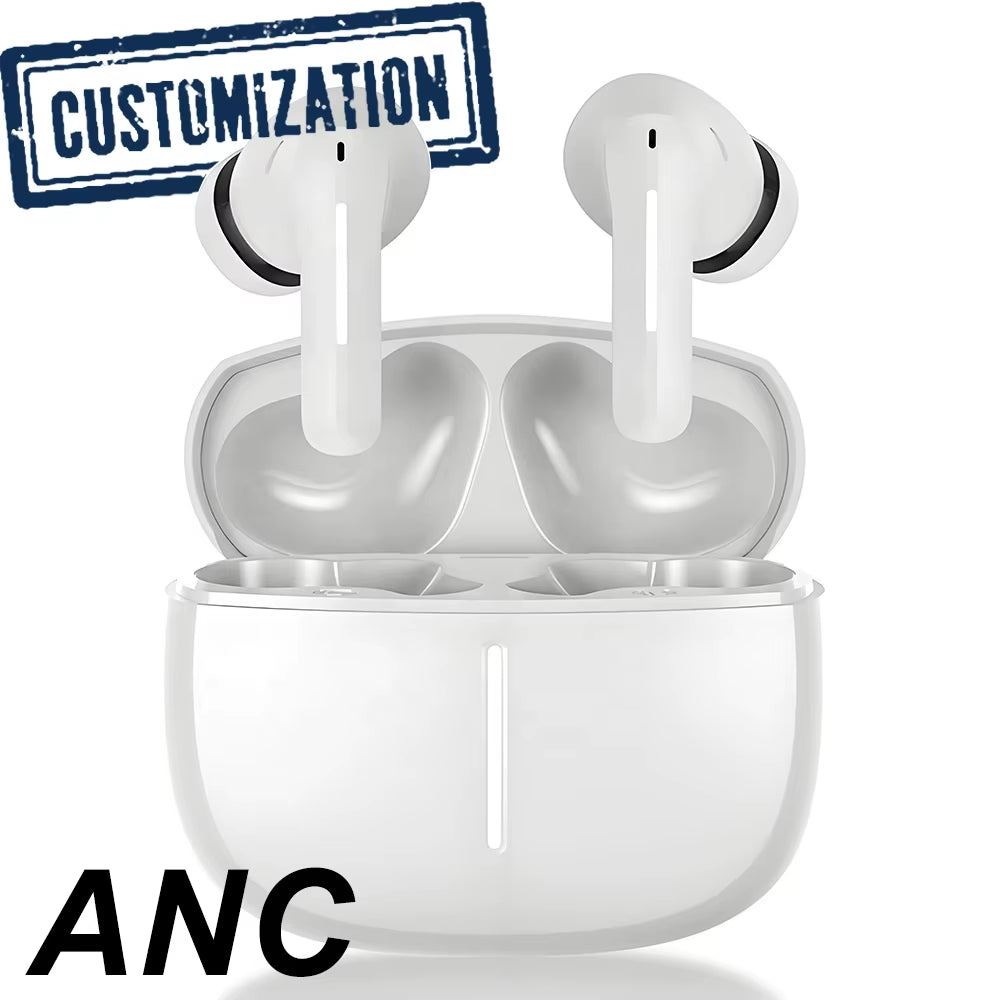 S81A ANC & ENC Wireless Earbuds In-Ear Earphones with Dual Noise-Canceling Microphones, Deep Bass Stereo Sound, LED Display