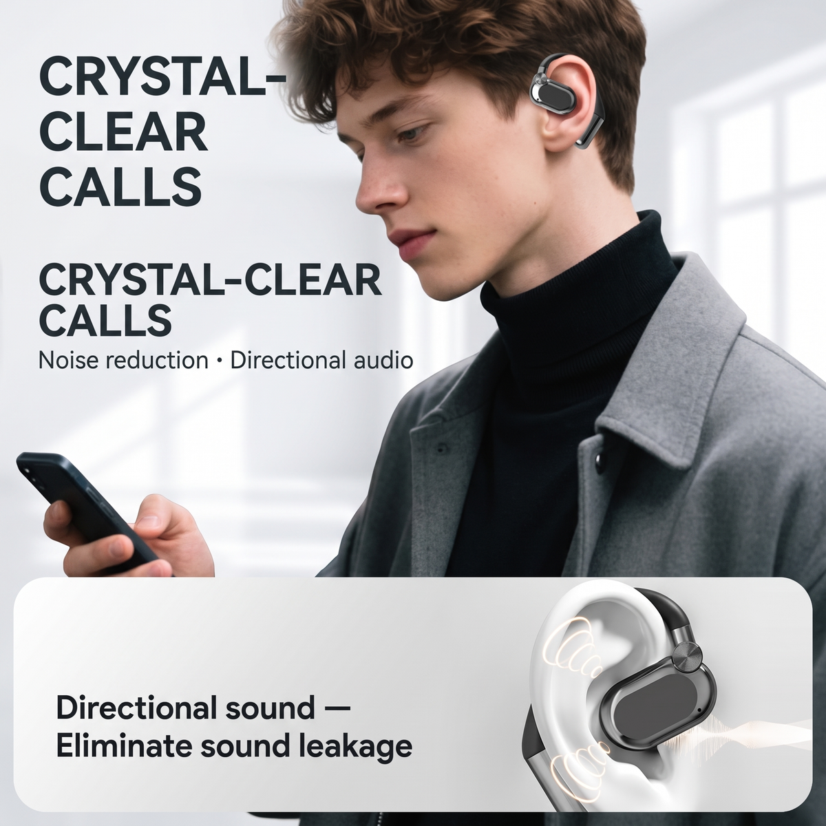 Crystal-clear calls - noise reduction and directional audio