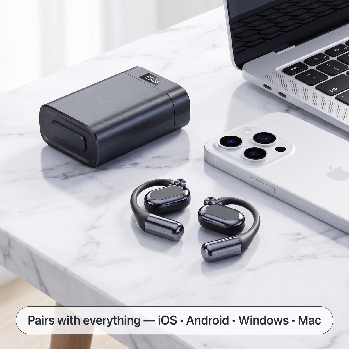 Pairs with everything - iOS, Android, Windows, Mac