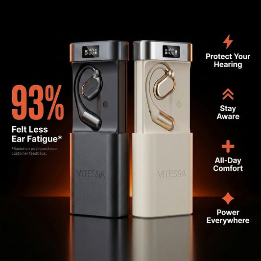 93% felt less ear fatigue — AeroSonic hero board
